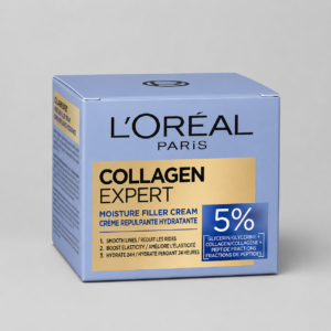 Crème Hydratante Repulpante L'Oréal Paris Collagen Expert – 5% Collagène & Glycérine