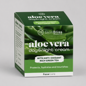 SkinBliss Aloe Vera Day & Night Cream – Crème Hydratante Visage Jour & Nuit